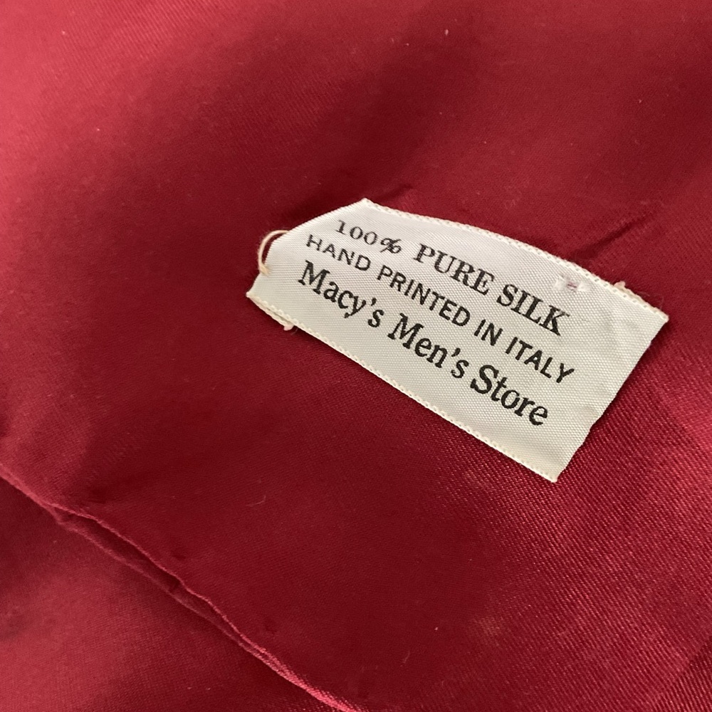 Men's 100% Silk Scarf - Picture 2 of 2